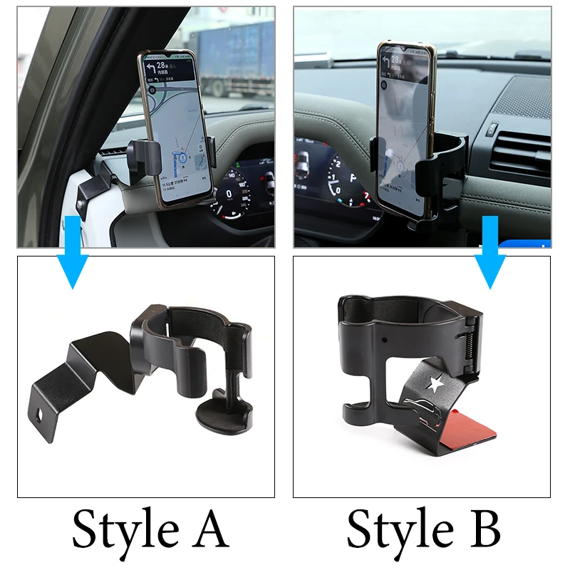 Car GPS Navigation Mobile Phone Holder,For Land Rover Defender 110 2020,Phone Bracket Car Accessories（only be placed vertically）