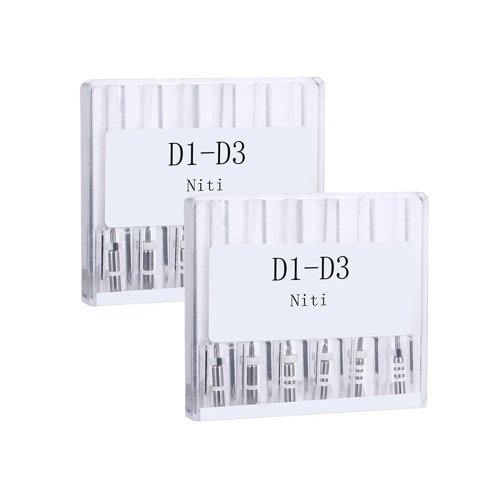 AZDENT Dental Rebehandlung Motor Wurzelkanal NiTi Feile D1-D3 6 Teile/schachtel Entfernen Füllmaterial Vor Kanal Reshaping – Detail 9
