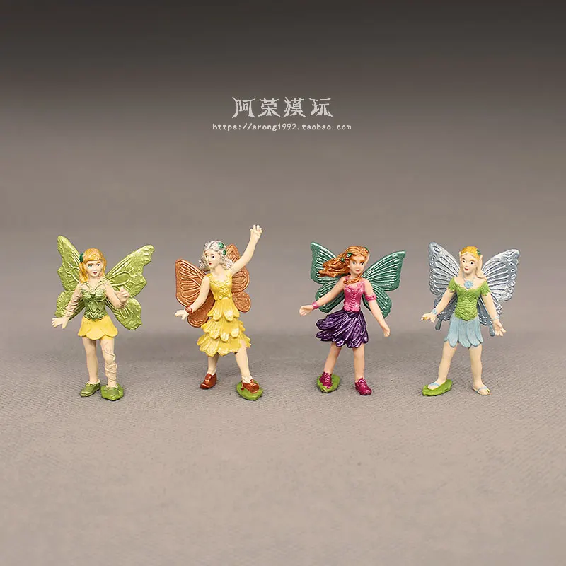 Miniature Decoratio Anime Figure Butterfly Elf Model Ornaments Fantasy Mini Little Fay Fairy Garden Action Figures Figurine Toys