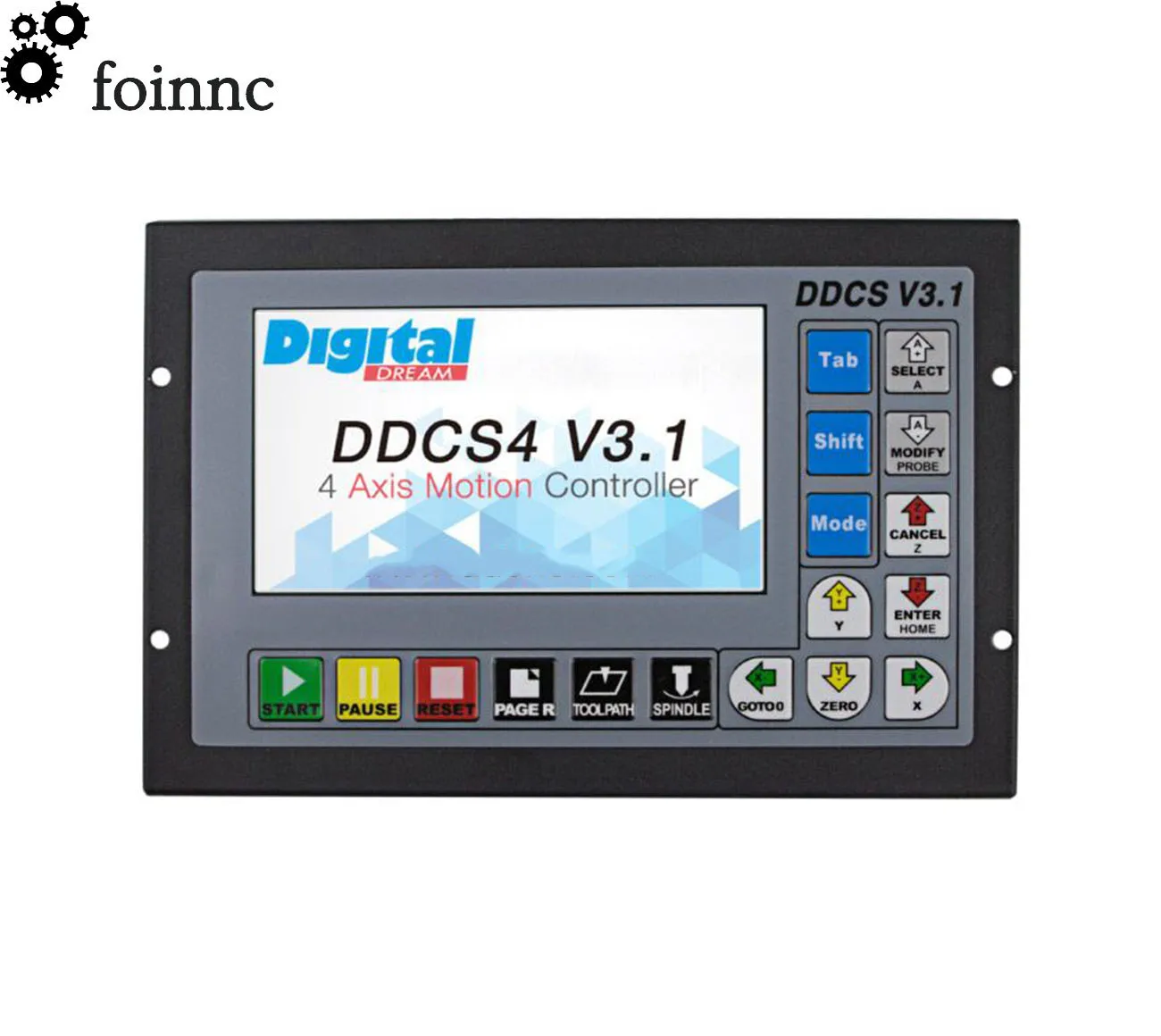 Imagem -06 - Cnc Offline Motion Control System Motor Motion Controller Metal Habitação em Vez de Mach3 Ddcsv3.1