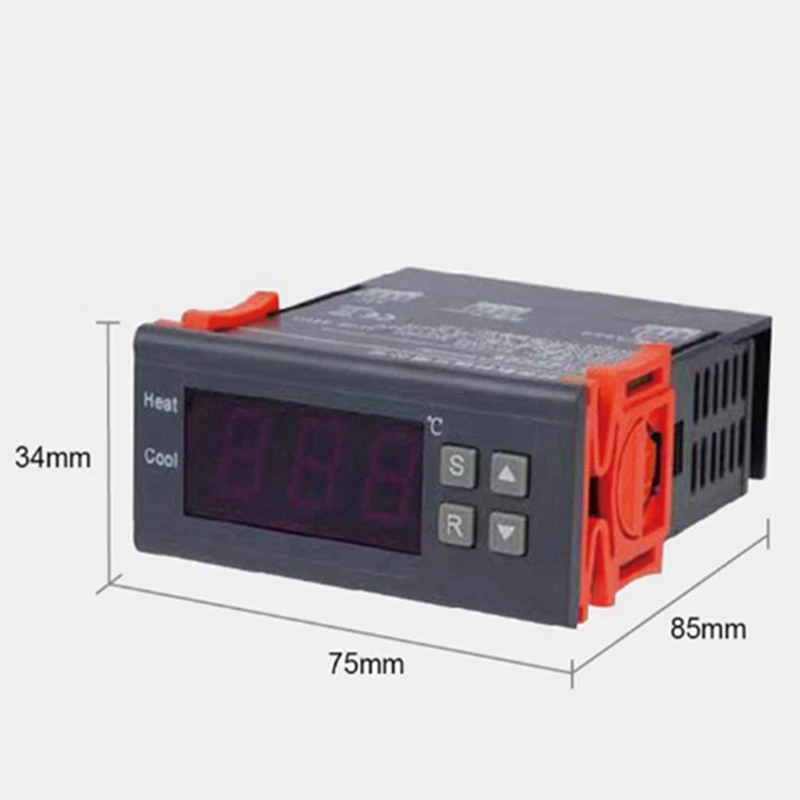 Controlador de temperatura Digital, termostato integrado, Sensor termopar, interruptor de 400 V, PT100 M8, 99-220 grados