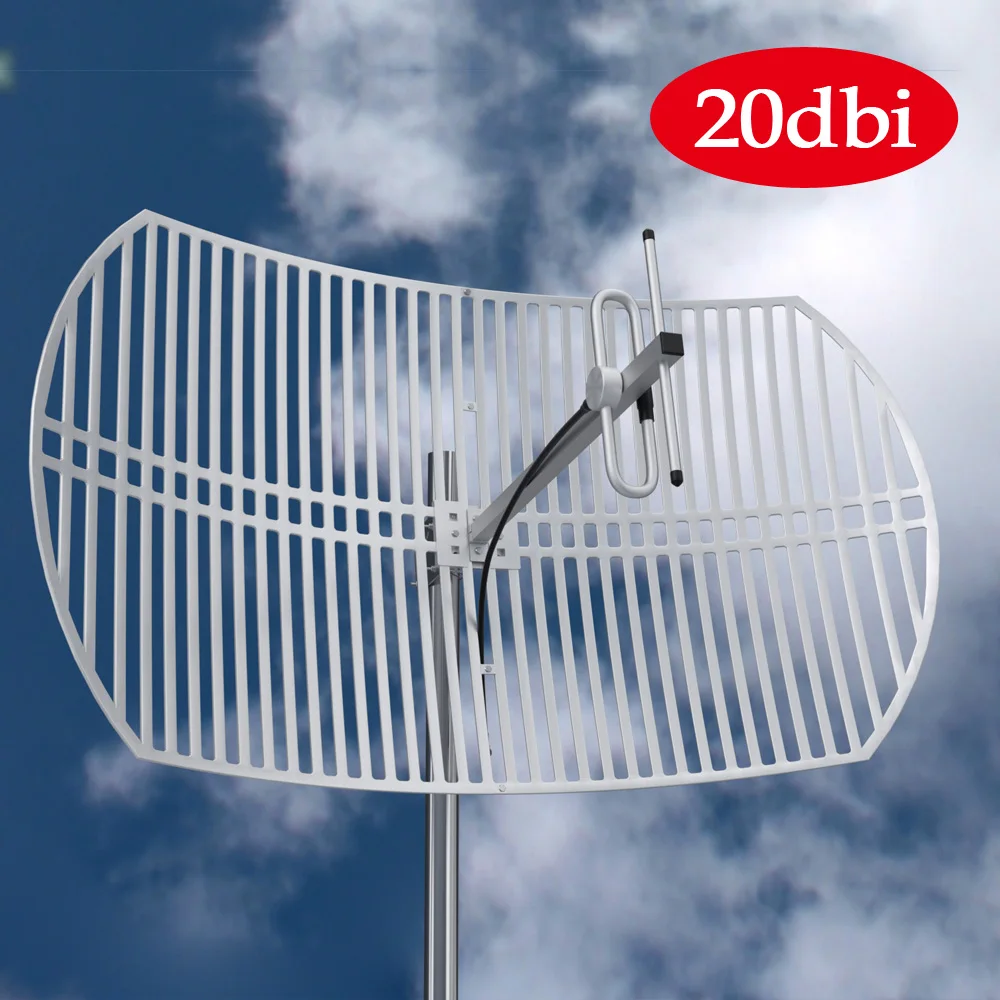 Directional Parabolic Grid Antenna for Mobile Signal Booster, LTE WCDMA, GSM, 800-2700MHZ, 2700MHz