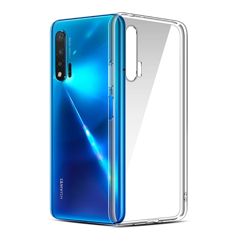 Ultra Thin Clear Silicone Case For Huawei P40 P30 P20 Lite Nova 8 7 Pro 6 5 5T Soft Back Cover Case For P Smart 2021 2020 2019