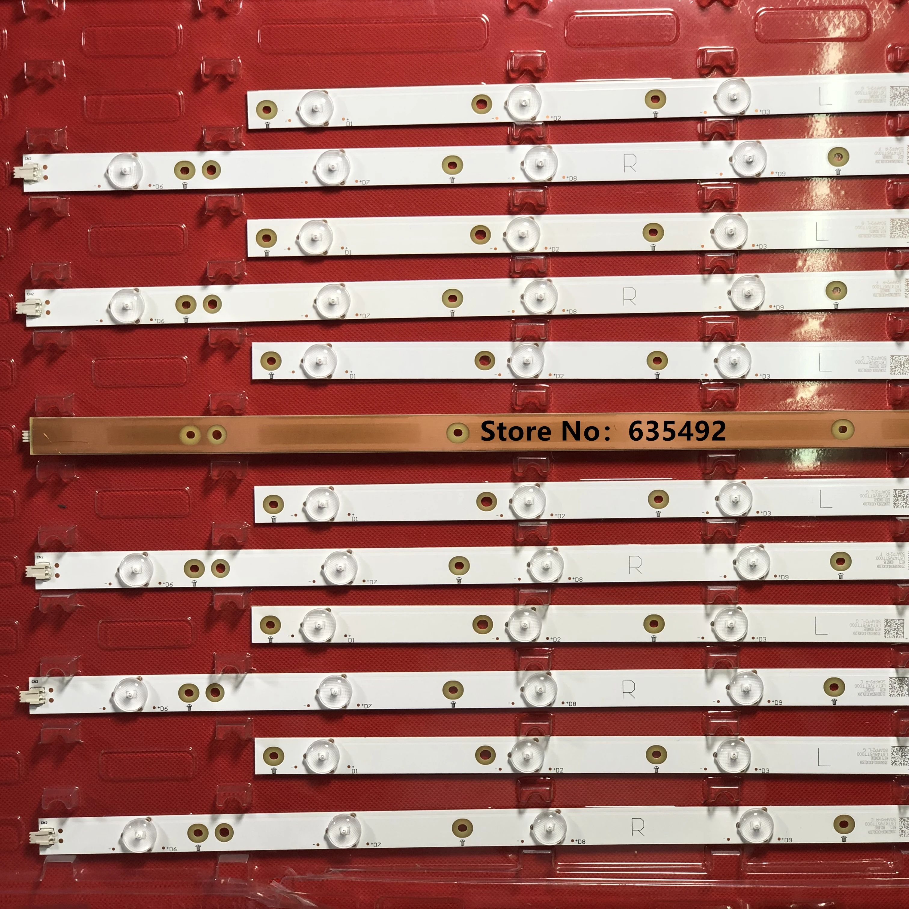 Tira CONDUZIDA Para 500TT25 500TT63 500TT64 YX-50026001 YX-50026011 E506 E505 TPT500J1-HVN07.U TT5004C TT5008T LC-50LB481C LB50045