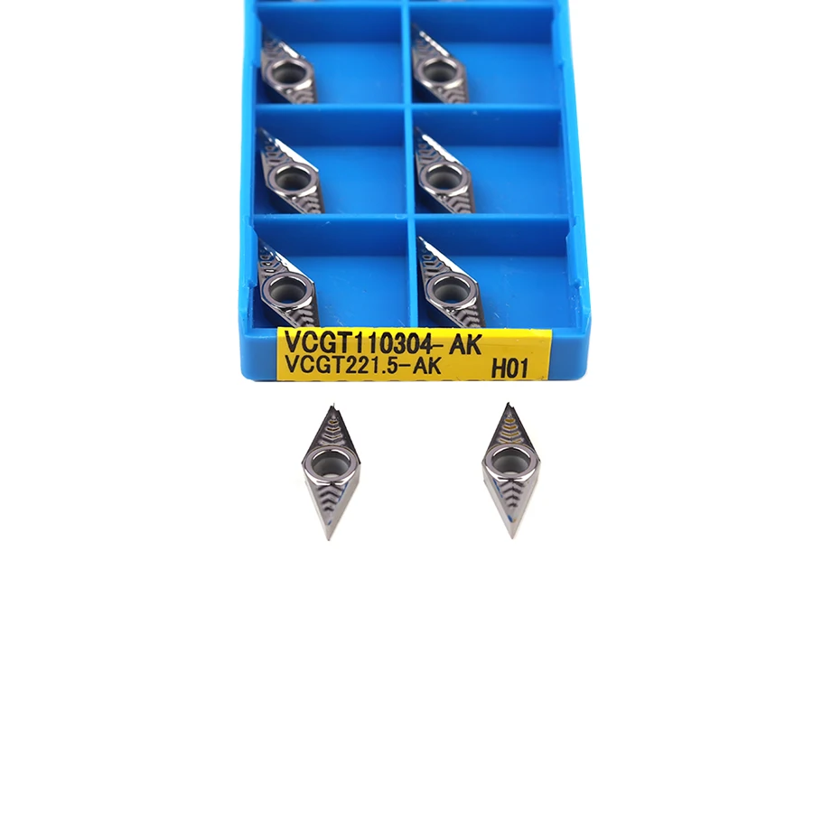 Imagem -02 - Ferramentas de Torno Cnc Gêmeo H01 10 Peças Ferramentas de Torno Cnc com Inserções de Metal Duro Ferramentas de Corte de Alumío H01