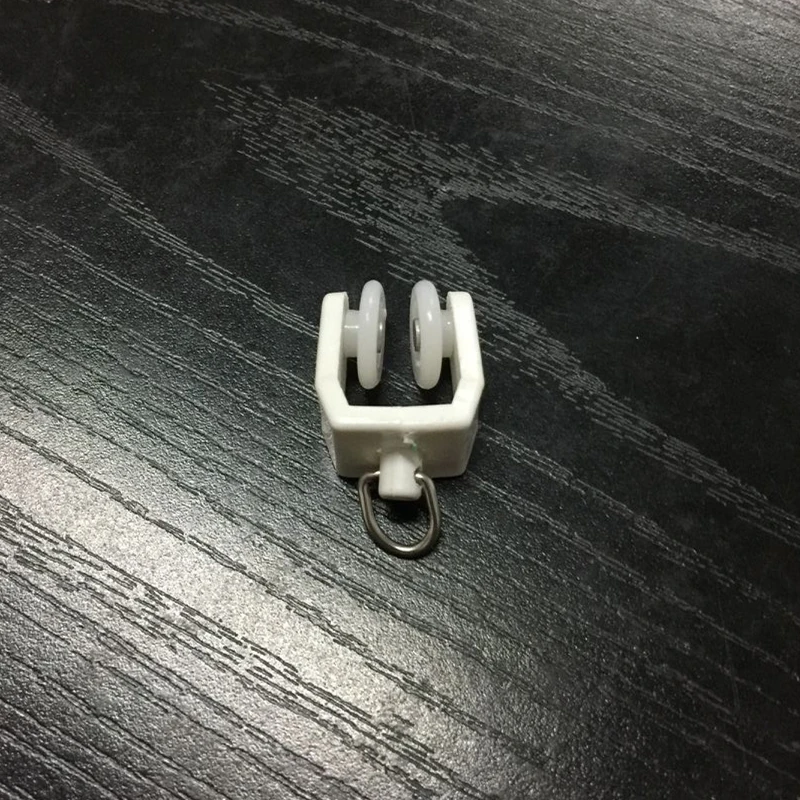 

20pcs/pack Quality Curtain Track Sliding Runners Carrier Rollers for Straight / bay Window flexible Curved Curtain Tracks Pulley