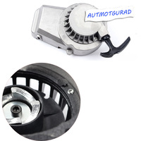 Motorcycle Aluminum Pull Starter 47cc 49cc Engine Start 2 Stroke Pull-Starter Easy Handle Accessories For Mini Pocket ATV