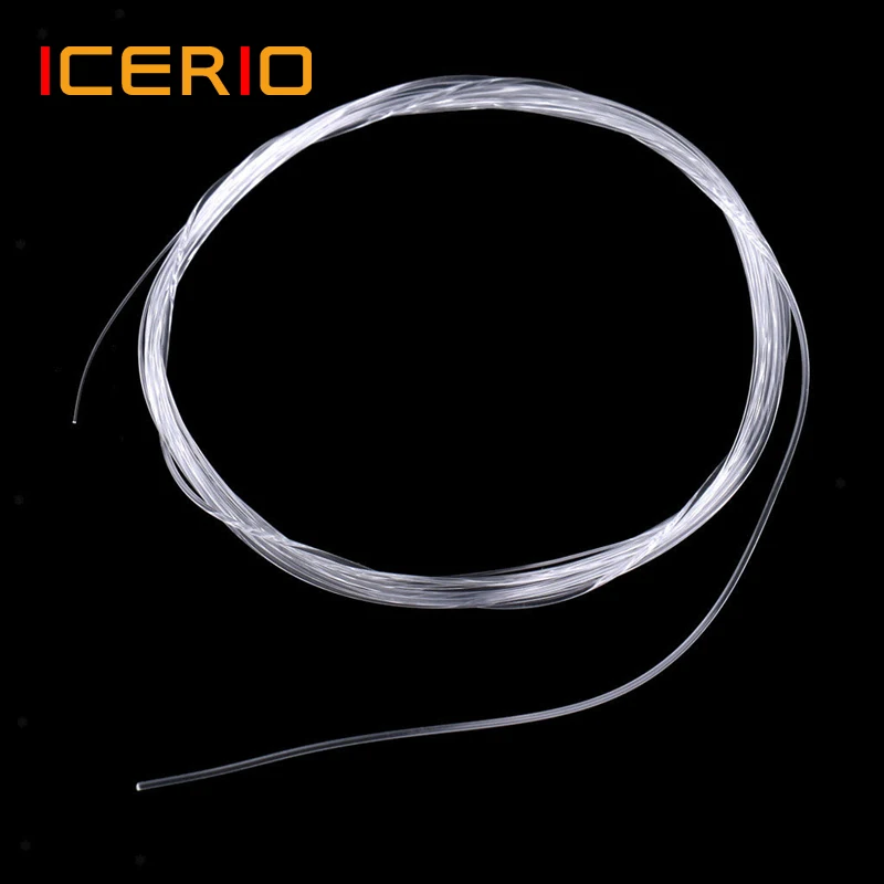 ICERIO Fly Fishing Nylon Monofilament and Fluorocarbon Taper Leader Tippet Line 9FT Carp Fishing Sink Tip Floating Line 0X~7X