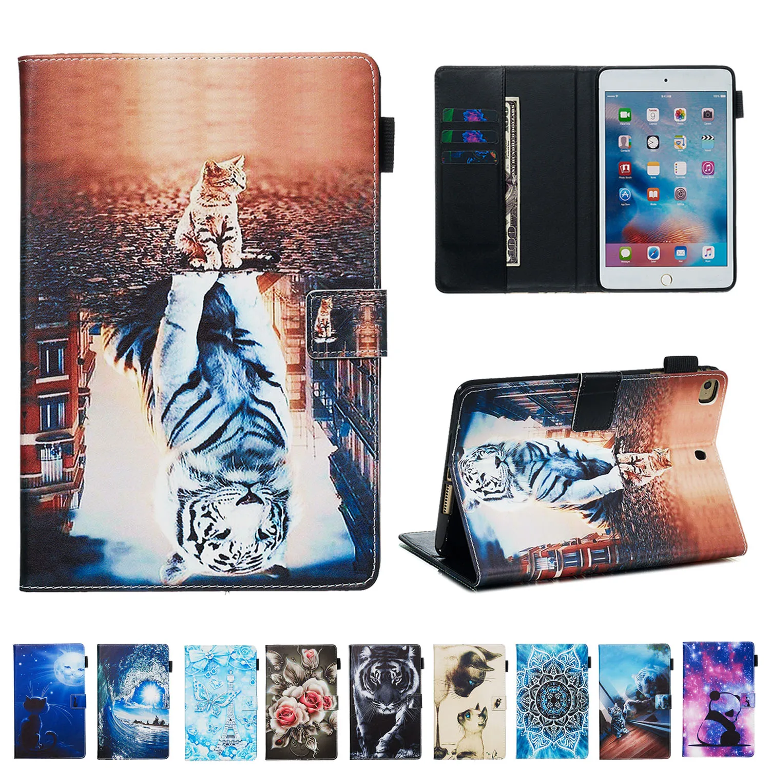 

M5 10.8 Case tiger PU Leather PC Protective Case Cover For Huawei Mediapad M5 10 10.8 Pro CMR-AL09 CMR-W09 Tablet