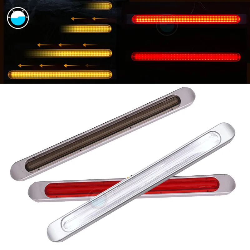 

1 Pair Waterproof Truck LED Tail Light Rear Lamp Stop Reverse Safety Indicator Fog Lights Modified heavy-duty truck truck