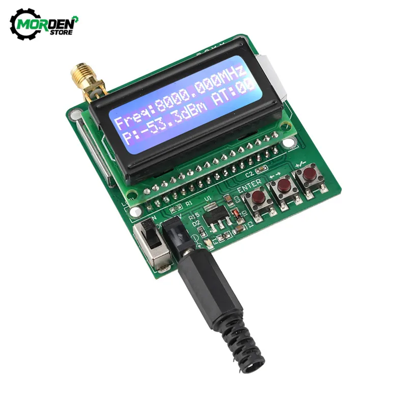 1M to 8G Digital Wattmeter Watt Meter RF Power Meter Power Attenuation Set Digital Display Signal Strength Module Dropship