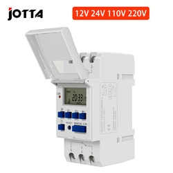 THC 15A  12V 24V 110V 220V Digital LCD Weekly Programmable Digital Timer Switch Time Relay