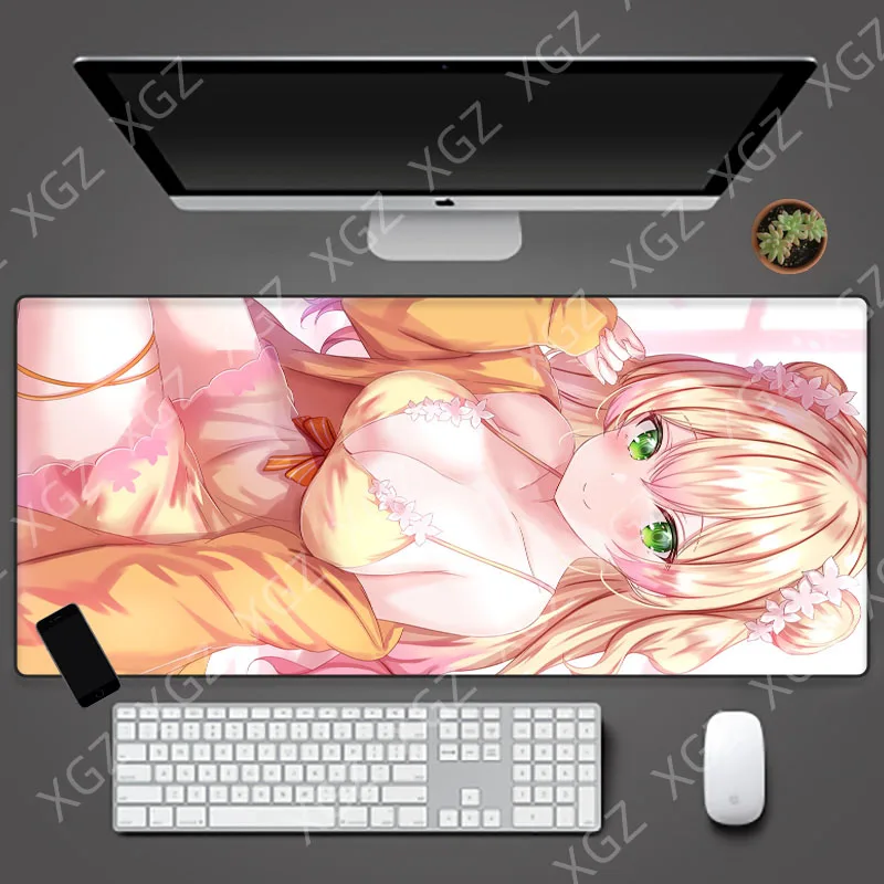 Yuzuoan XL Games Anime Mouse Pads Laptop Accessories Complete Table Mats for Computer Gamers Cute Computer Extension Mats