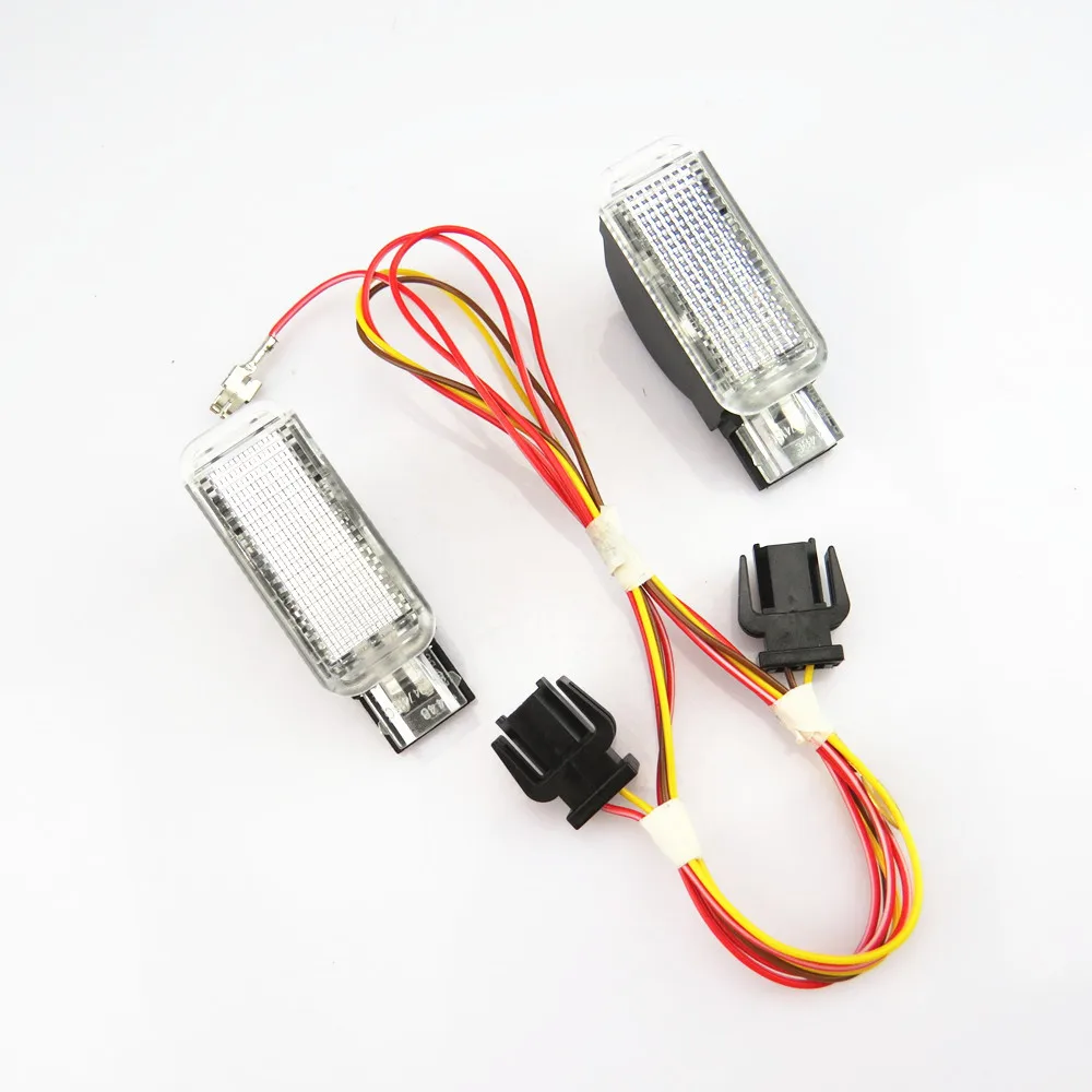 Car Warning light Trunk Interior Welcome lamp + Wire Plug 8KD947415C For VW Sharan Phaeton A5 A6 S6 A8 Q5 Q7 R8 Yeti S4 S5