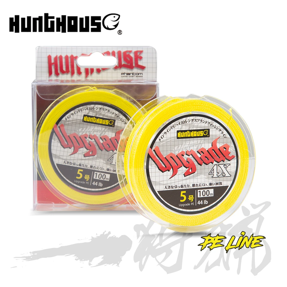 

Hunthouse PE Fishing Line 100m 4/8 Strands Braided 0.13-0.39mm 10-49LB 4X 8X Multifilament Line Fishing Equipment Tools