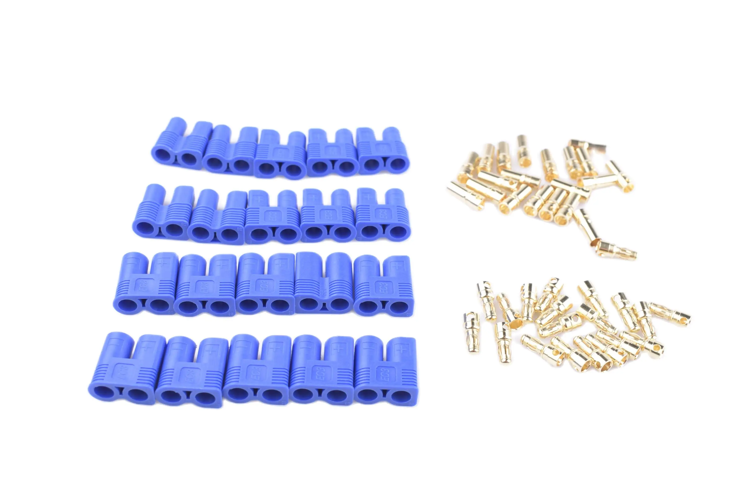 10 pairs 20 pcs EC2 EC3 EC5 male female gold plated battery connector plug for rc plane truck boat