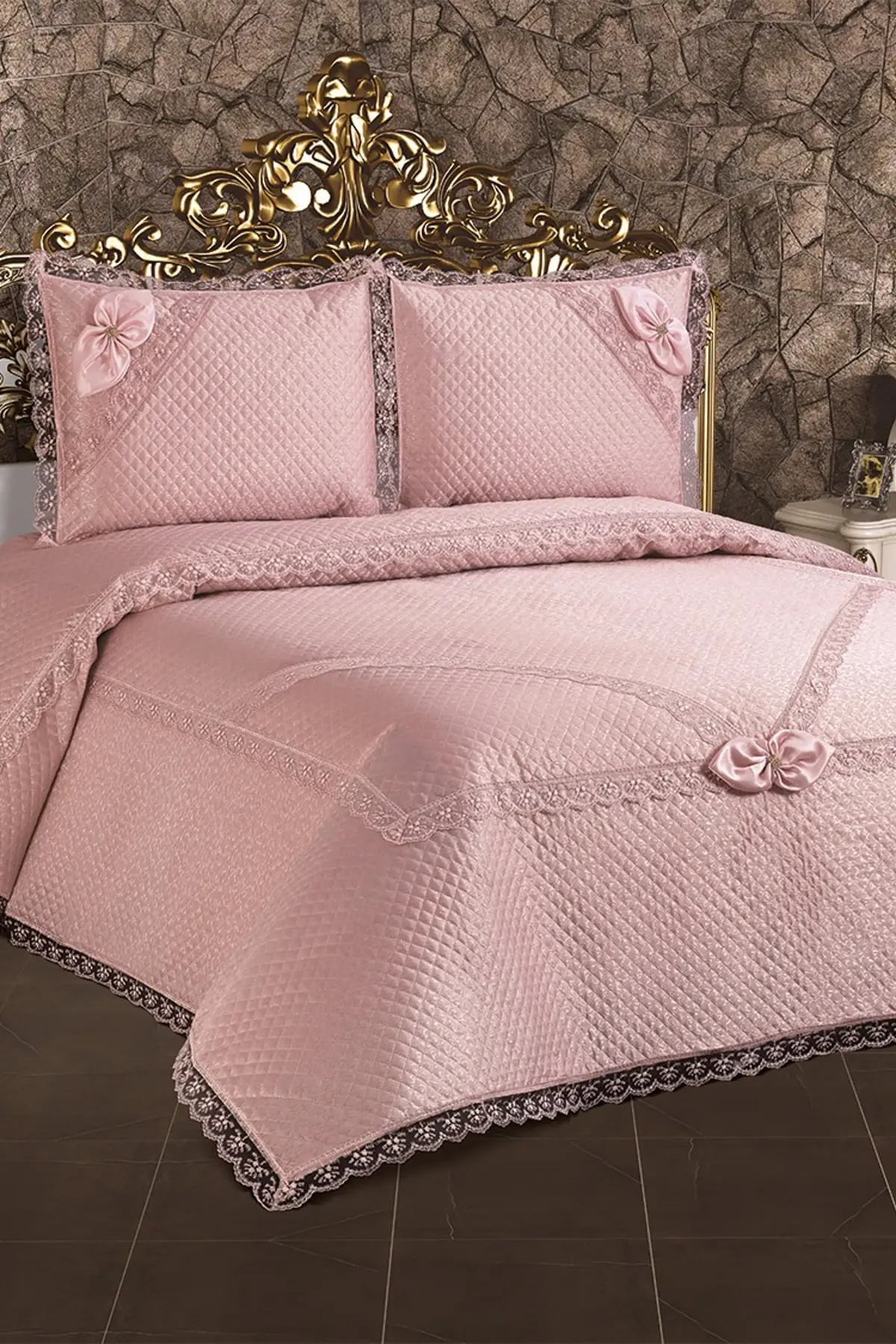 Dowry bedspread Polyester Bedspreads pillowcase