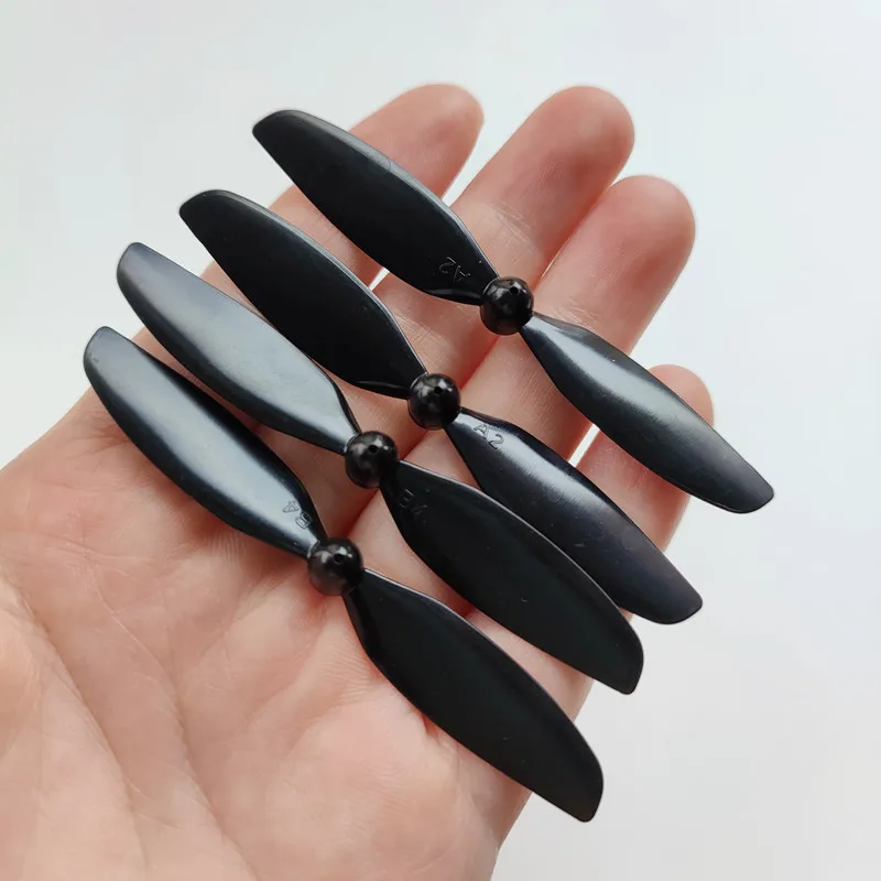 8pcs RC 75mm 1mm Propeller Prop Blade A B CW CCW For 716 8520 720 Coreless Motor RC Drone Mini Aircraft Airplane Spart Parts