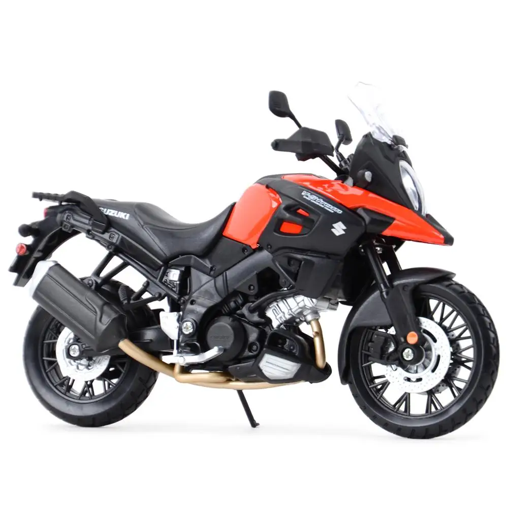 Maisto 1:12 Suzuki v-strom Static Die Cast Vehicles Collectible Hobbies Motorcycle Model Toys