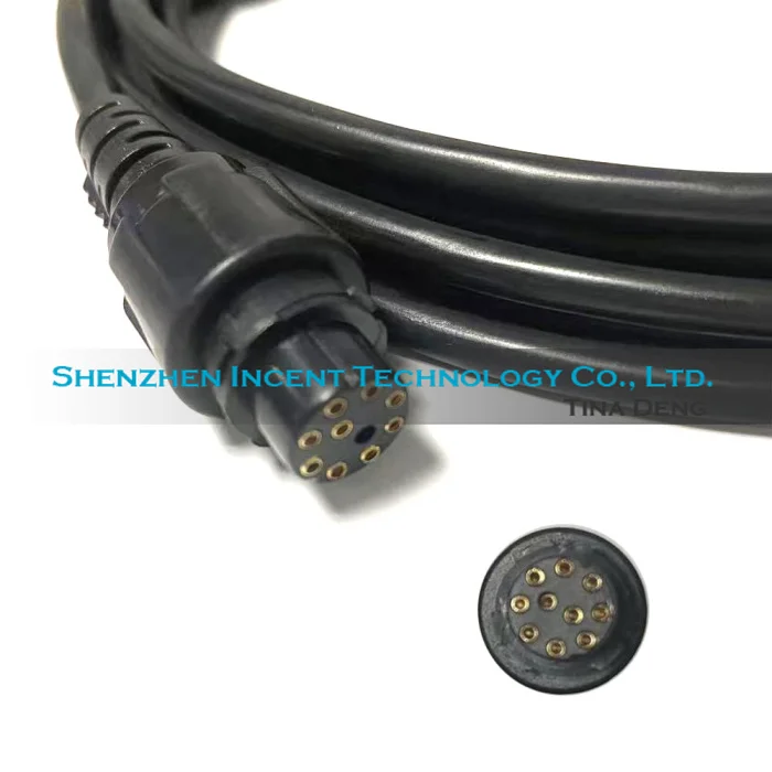 VOIONAIR Extend Cable Digital Car Vehicle Mobile Radio Microphone Extension Cable 3m for HYT Hytera MD780 MD650