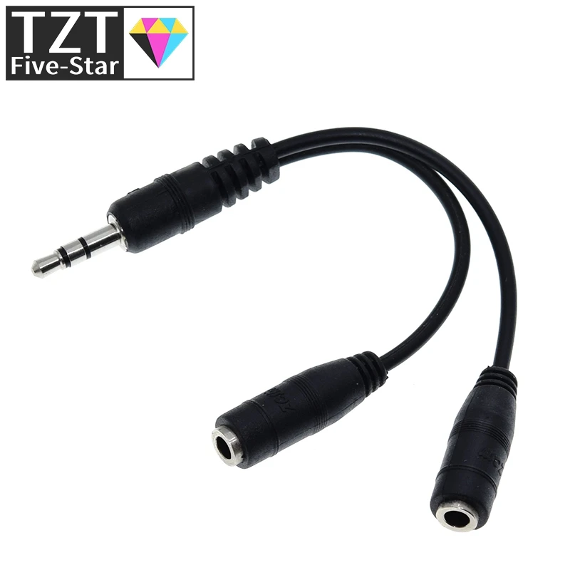 1/3 Stück schwarzer 3,5-mm-Audio-Splitter für Kopfhörer, Ohrhörer und Headsets, geeignet für Tablets, Smartphones, Android-Geräte, MP3- und MP4-Player. – Detail 8