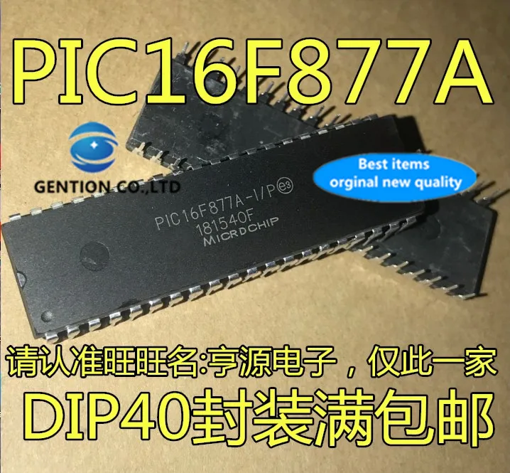 

5PCS PIC16F877A PIC16F877A-I/P DIP-40 microcontroller PIC16F877-I/P in stock 100% new and original