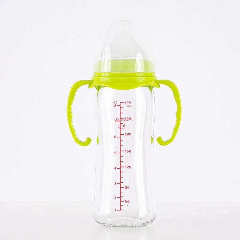 Baby Bottle Grip Handle Wide Caliber Milk Bottle Handle Compatible with Pigeon Feeding Bottle Accessories