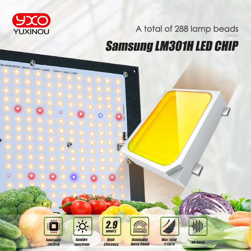 Imagem -03 - Regulável Led Grow Light uv ir Tech Led Board Sam-ng Lm301h v2 120w 240w 320w 480w com Driver Meanwell Anos de Garantia