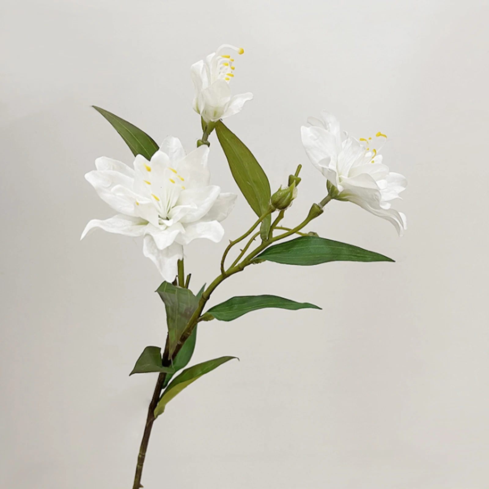 

Flower Branch Sayuri Decorations Artificial Lily Fake Flowers 60cm Decorate Environmentally Friendly 4 Colors Durable Ornament