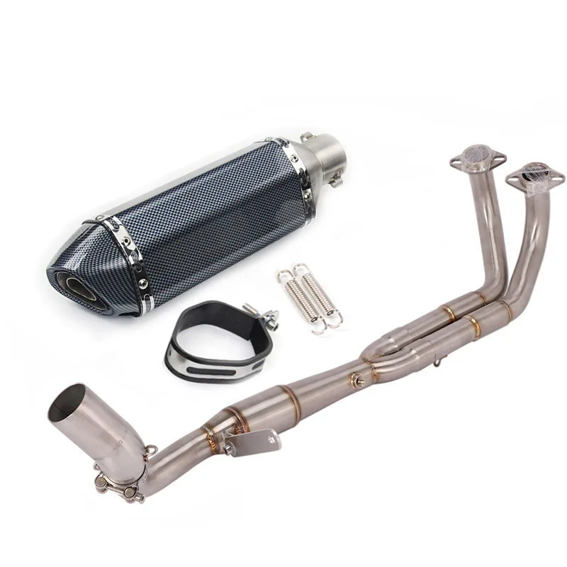 Motorcycle Exhaust System Full Silencer DB Killer Muffler Header Front Connector Link Pipe for BMW C600 SPORT C650GT 2012-2015