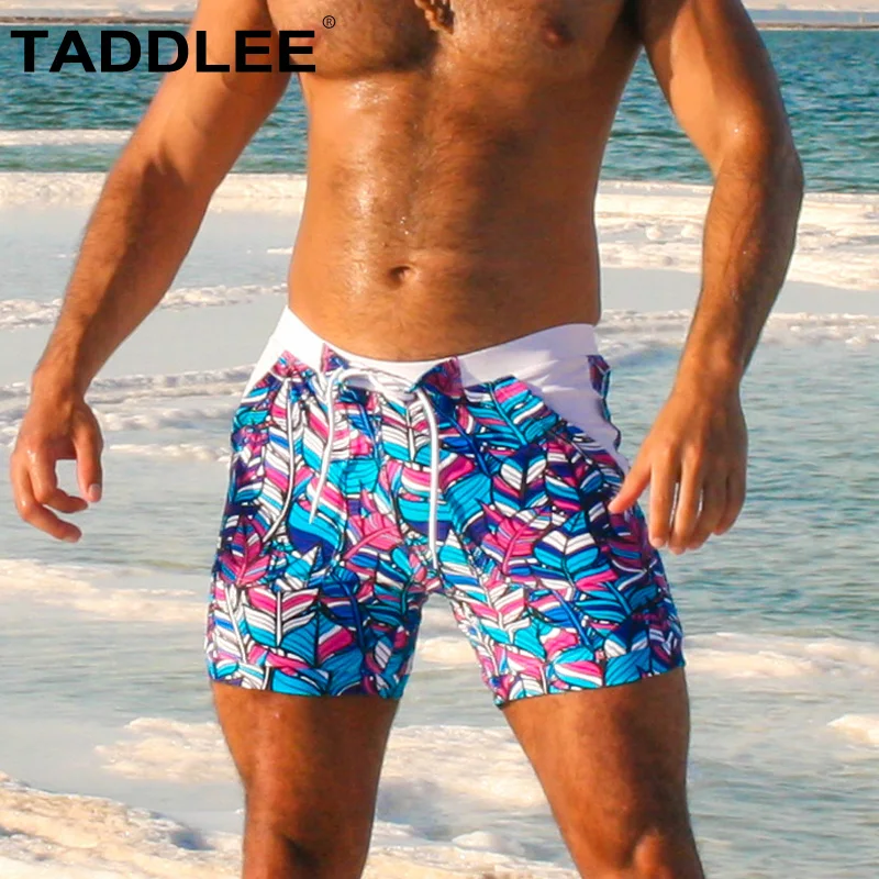 

Taddlee Sexy Men Swimwear Swimsuits Swim Briefs Boxer Bikini Square Cut Surf Board Shorts Trunks