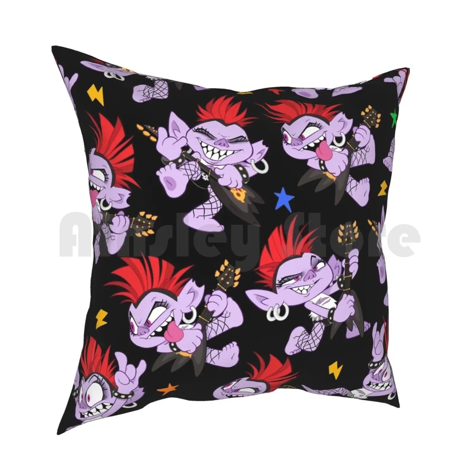 Queen Barb Forever! Pillow Case Printed Home Soft DIY Pillow Cover Trolls Trolls World Tour Barb Trolls Dreamworks Trolls view 2