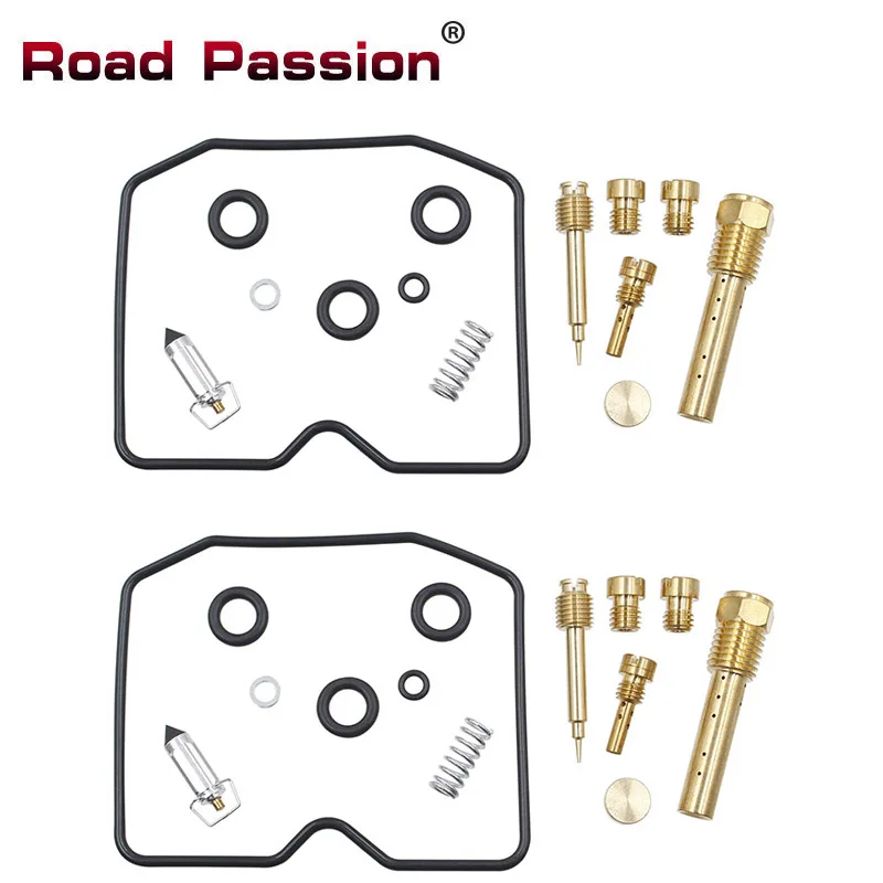 

2sets Road Passion Motocycle Parts Carburetor Rebuild Repair Kit for Kawasaki KLR250 Ninja 250 EX250E Voyager XII ZG1200B ZR1100