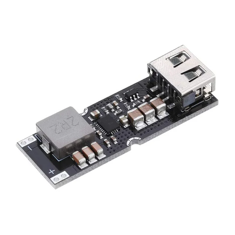 Tps61088 placa do módulo de potência do impulso da bateria de lítio da única pilha 3.7v 4.2v 5v 9v 12v usb do telefone móvel carga rápida qc2.0 qc3.0