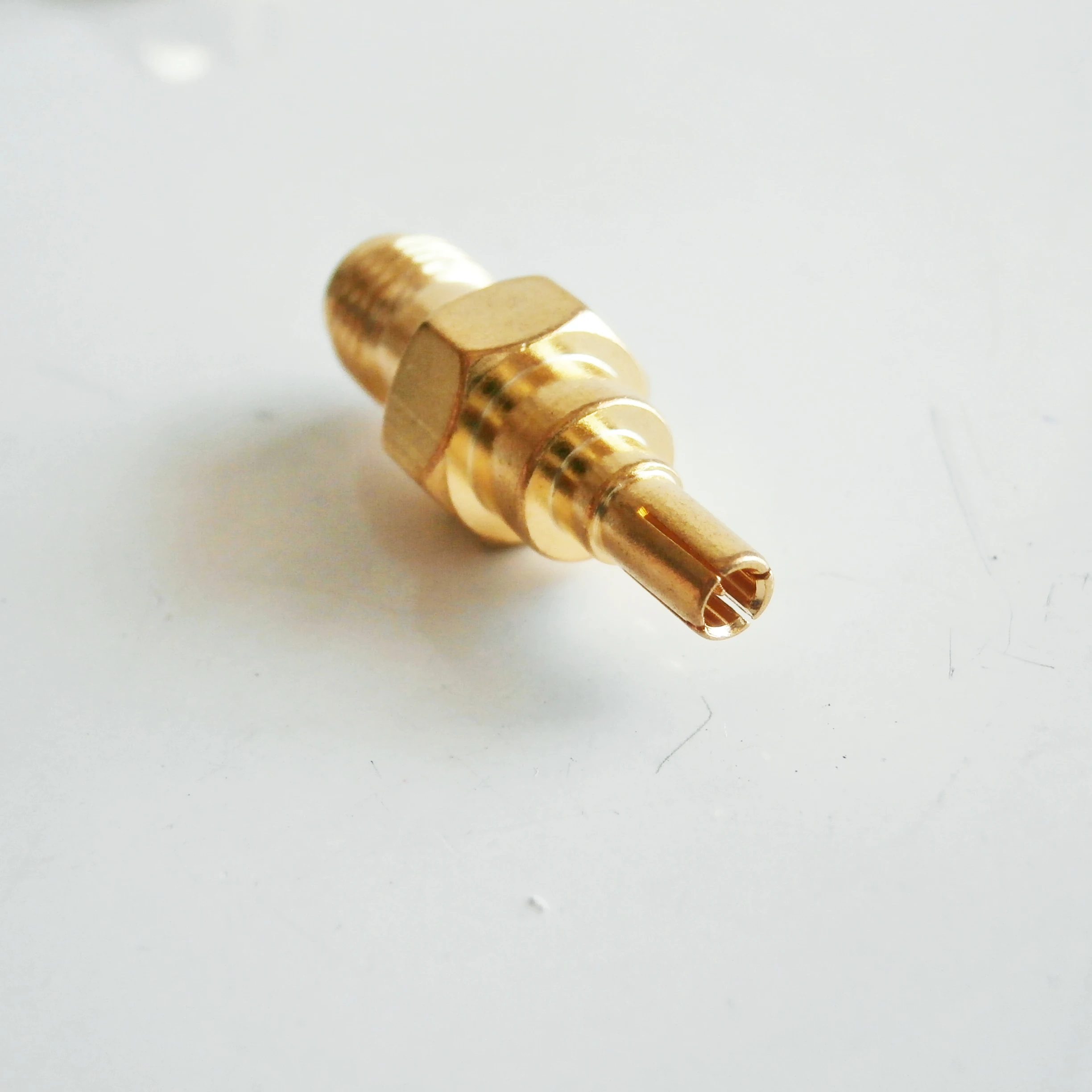 Sma Female Naar CRC9 Mannelijke Plug Sma Naar CRC9 Connector Socket Vergulde Messing Rechte Coax Rf Adapters