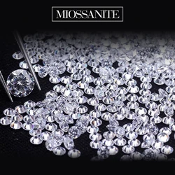 Small Loose Gemstones Stones Moissanite 0.8mm To 2.9mm D Color Loose Diamond Gem For Jewelry Material Hot Selling
