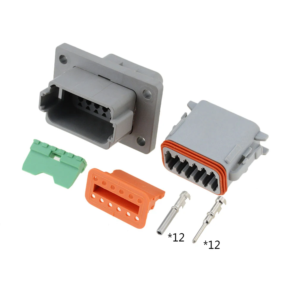 

Deutsch DT04-12P-L012 Connector DT06-12S Automotive Waterproof Wire Electrical Connector with Board Socket Male Female