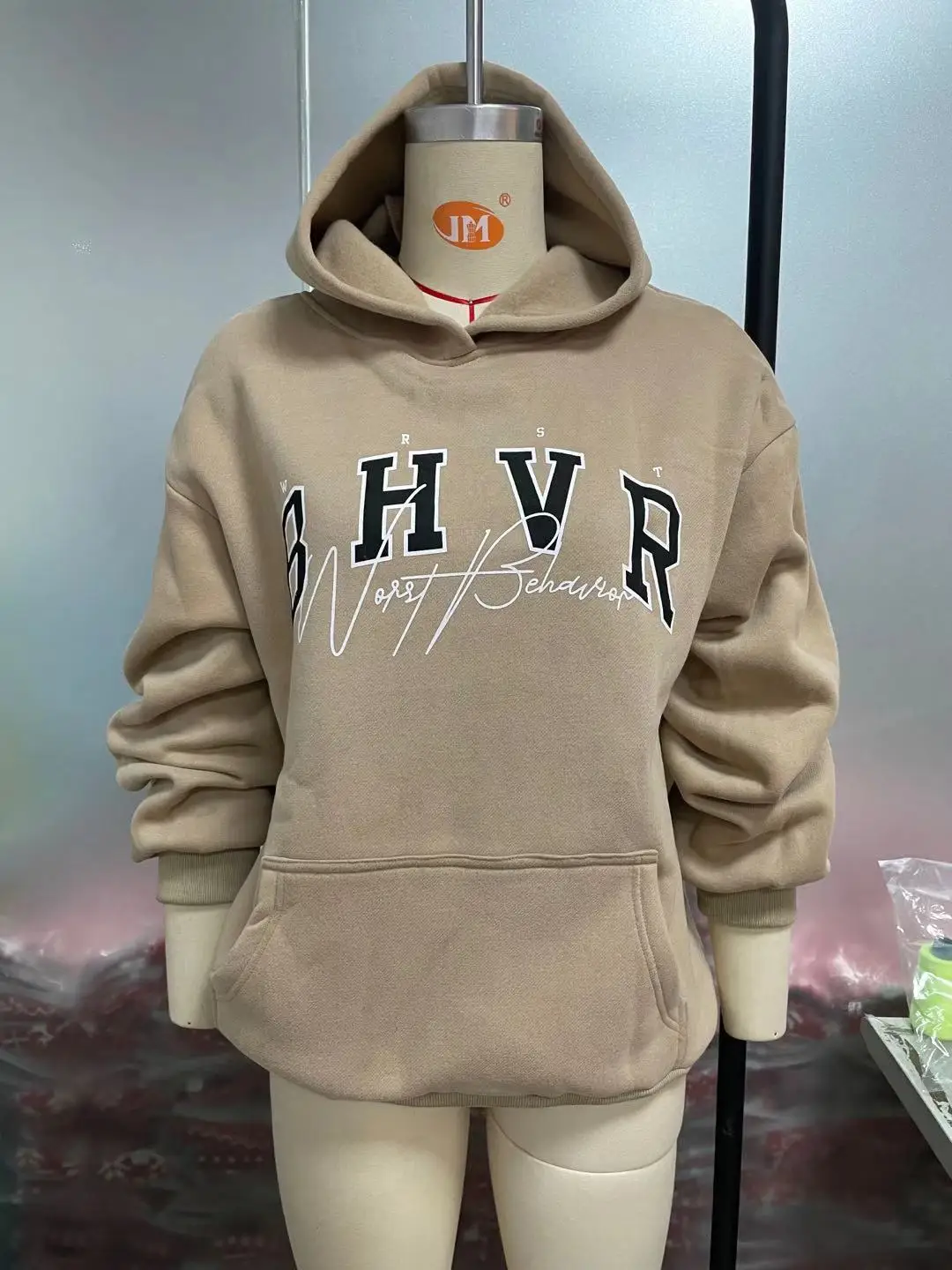 Green Vintage Letter Printing Hoodies Women Oversized Sweatshirt Loose Casual 2020Autumn New Fashion Girls Winter Tops Big Size