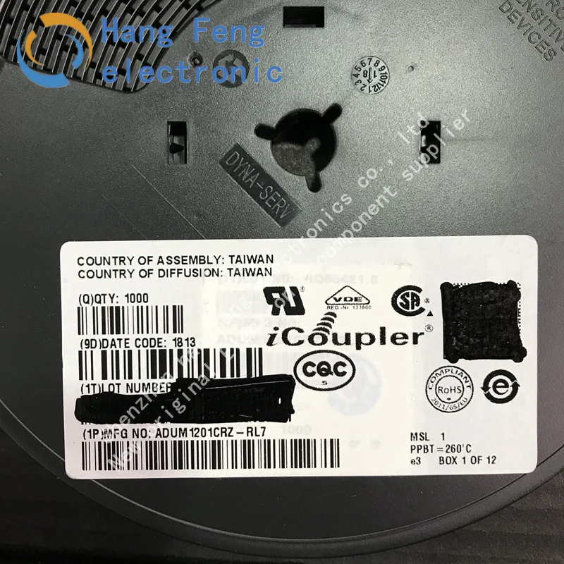 5pcs ADUM1201CRZ-RL7 1201CRZ dual-channel digital isolator SOP-8 new original ADUM1201CRZ ADUM1201