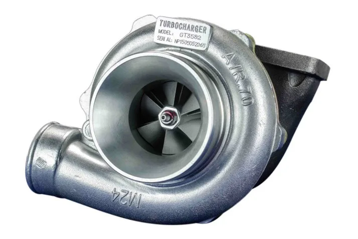 

GT3582 GT35 GT3582R T3 flange oil and water 4 bolt turbocharger turbo compressor A/R .70 Turbine A/R .82 VR-TURBO32-82