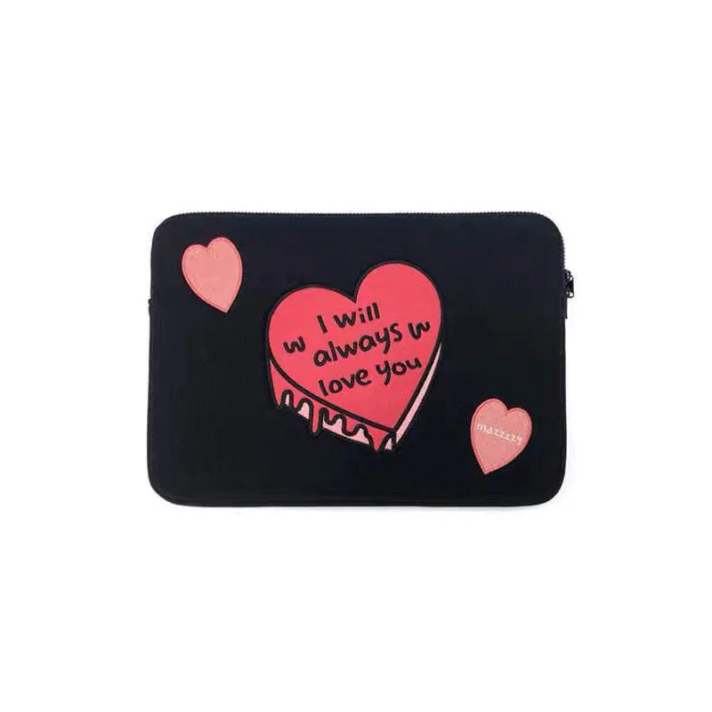 Fashion cartoon cute girls women ipad air 4 pouch pro11 10.5 10.2 10.9 9.7 inch tablet sleeve inner bag 13inch laptop bag