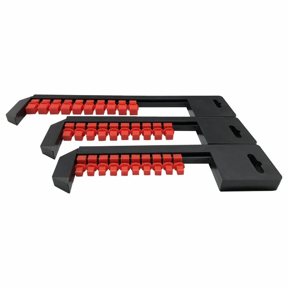 수공구용 플라스틱 소켓 렌치 보관 랙 오거나이저, 1/4 "3/8" 1/2"