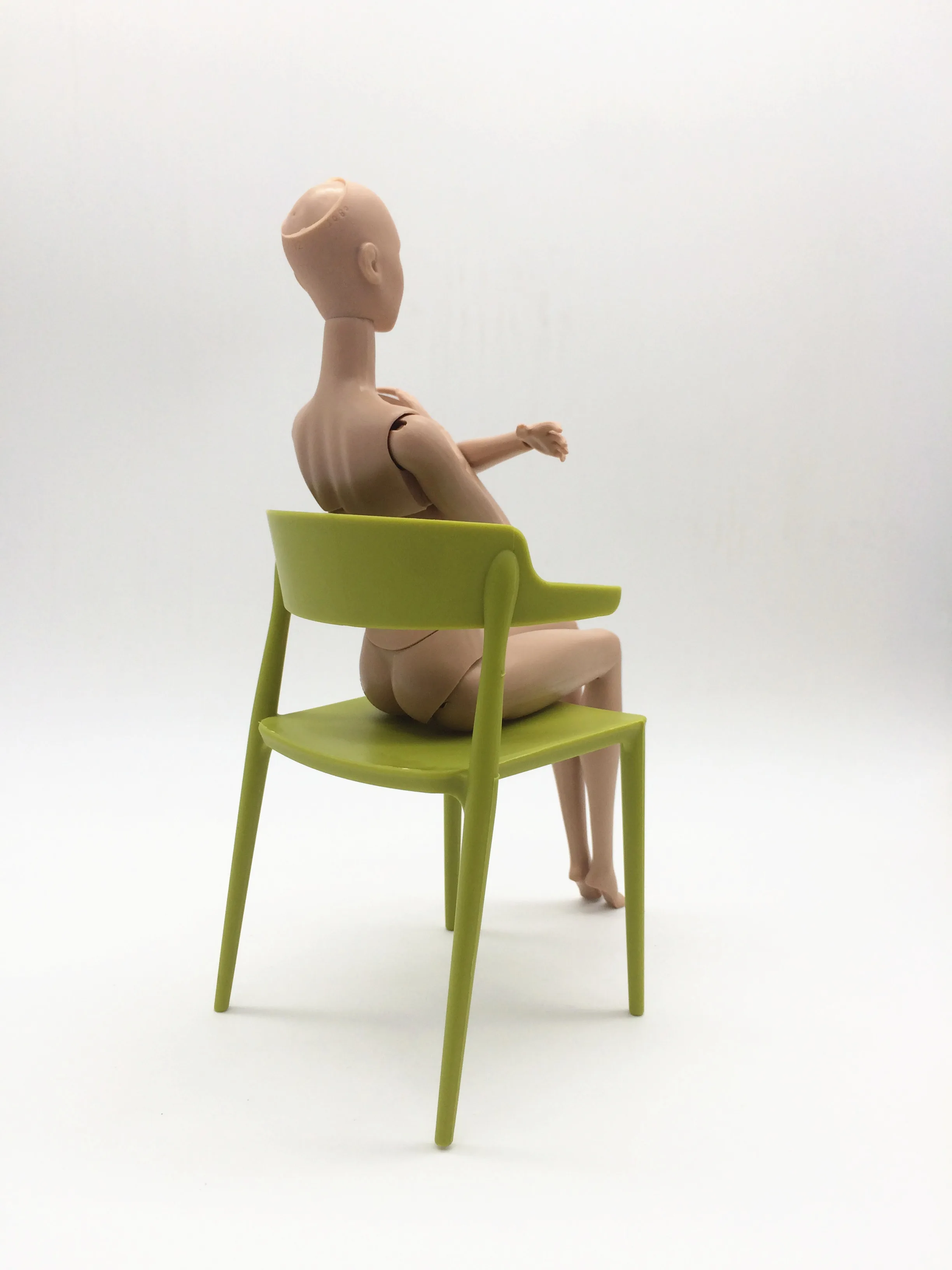 SUPAWIT TOYS 1:6 scale Green Dinning Chair Mini Furniture For Fashion Royalty Doll Figure