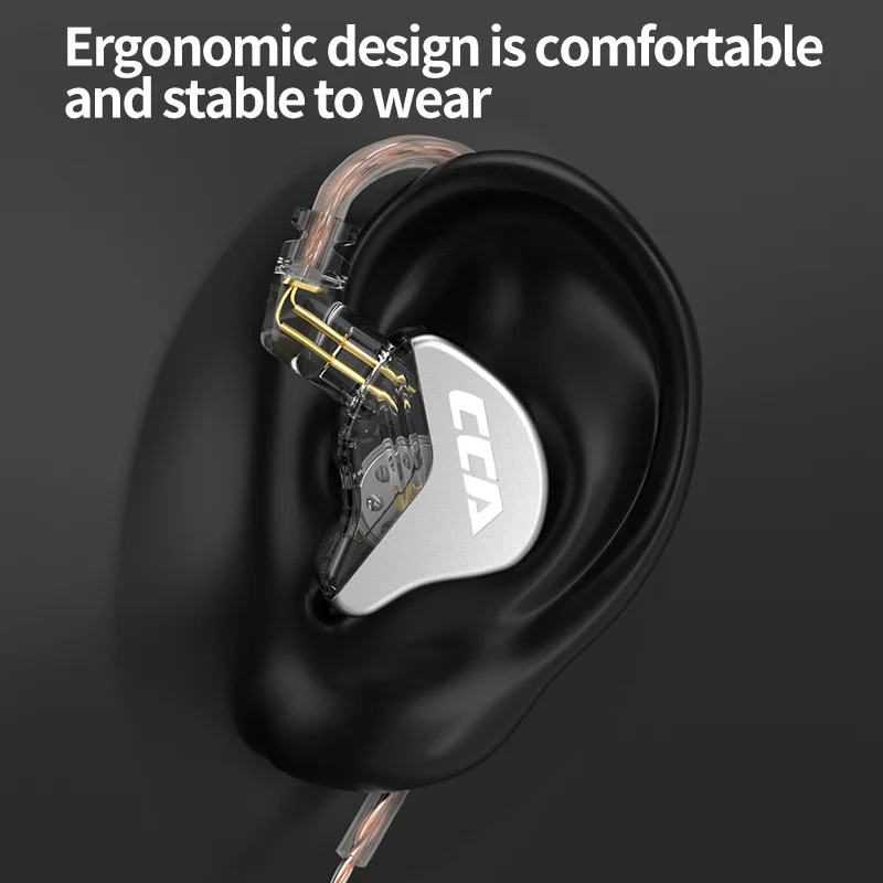 CCA CRA subwoofer earphones HiFi headphones monitor headphones noise cancellation sports game player earplug headphones KZ ZEX P