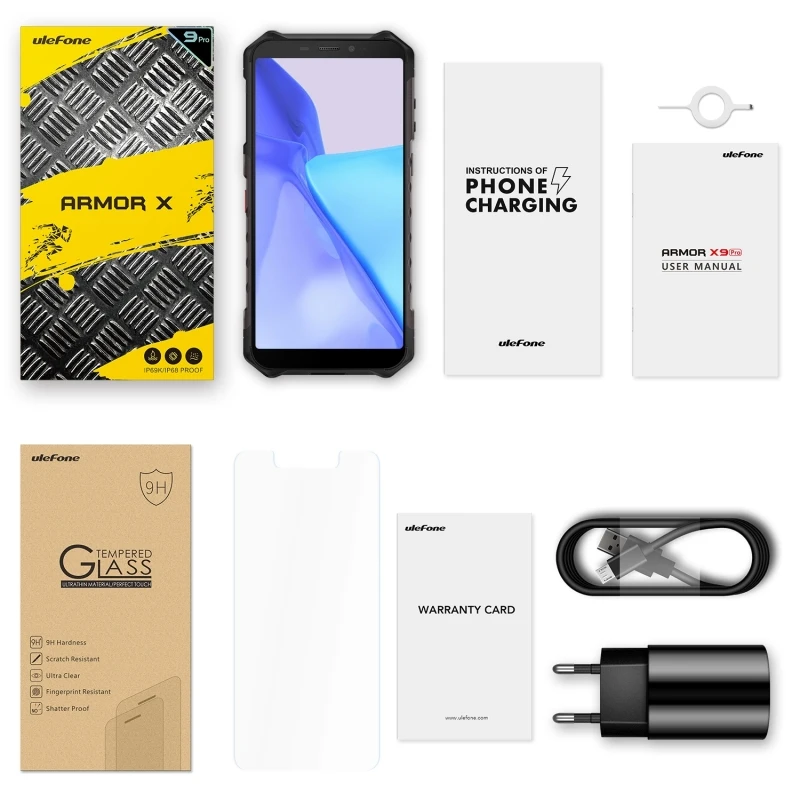 Ulefone Armor X9 Pro Chắc Chắn Điện Thoại RAM 4GB ROM 64GB 5.5 Inch Android 11 MT6762V/WD Helio a25 Octa Core 5000MAh OTG NFC Mạng 4G