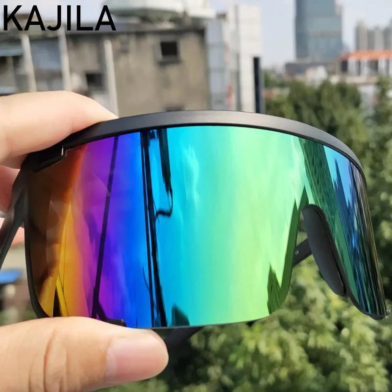 2024 Fashion Oversized Square Sports Sunglasses Men Big Frame Brand Designer Vintage Rectangle Sun Glasses For Man Shades Oculos