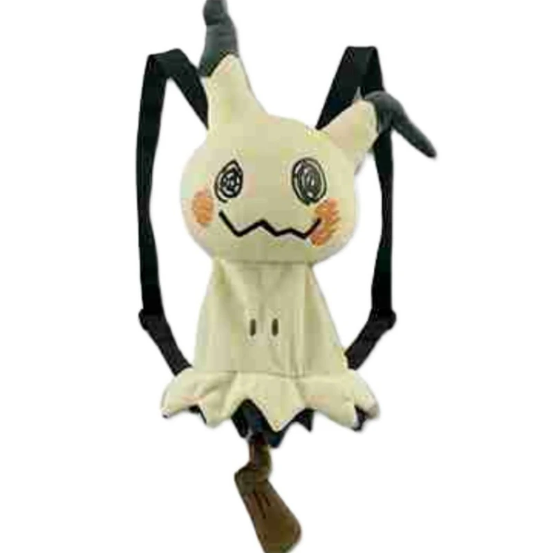 

28cm Pokemon Mimikyu Plush Backpack Kawaii Japan Anime Cosplay Bag Decor Stuffed Toys Fine Christmas Gifts Children