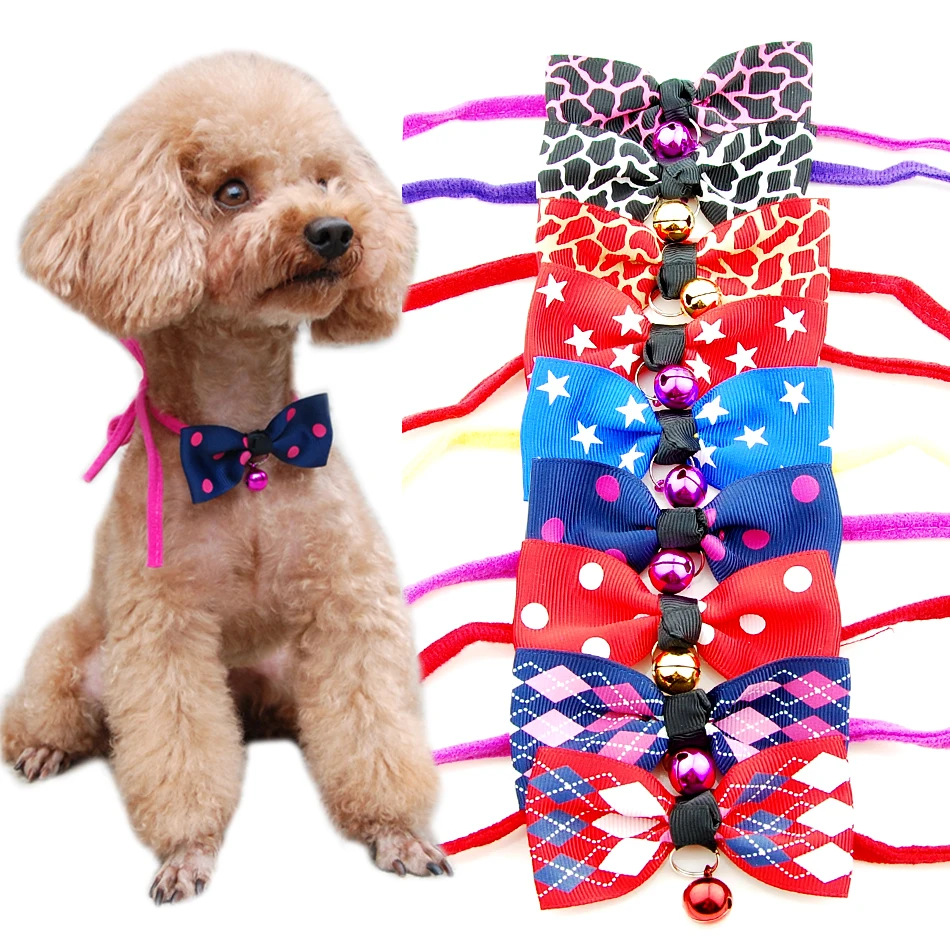 Pet Products Dog Necklace Strap for Cat Collar with Dogs Accessories Dog Bow Tie Puppy Bow Ties Dog Pet Supplies