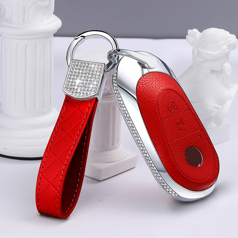 

Luxury Diamond Car Remote Key FOB Case key Cover For Mercedes Benz 2021 C Class S Class W223 S350 S400 S450 S500 C200 C260 2021