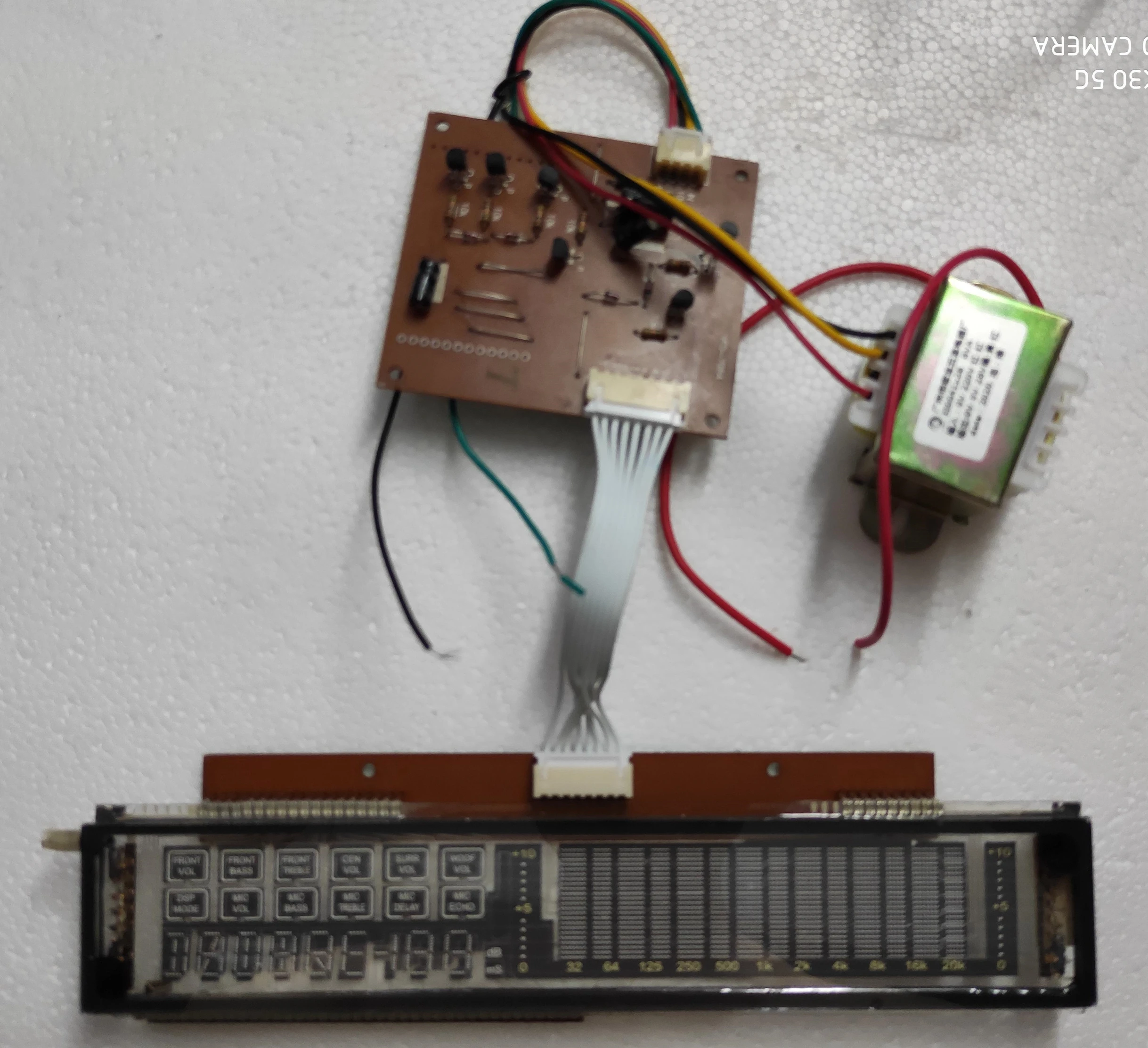 Display fluorescente per amplificatori di potenza e altoparlanti (VFD7939)